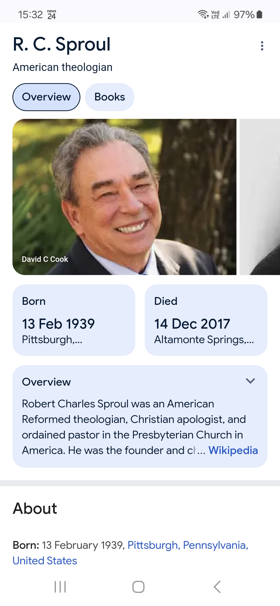 Lecture by R.C. Sproul